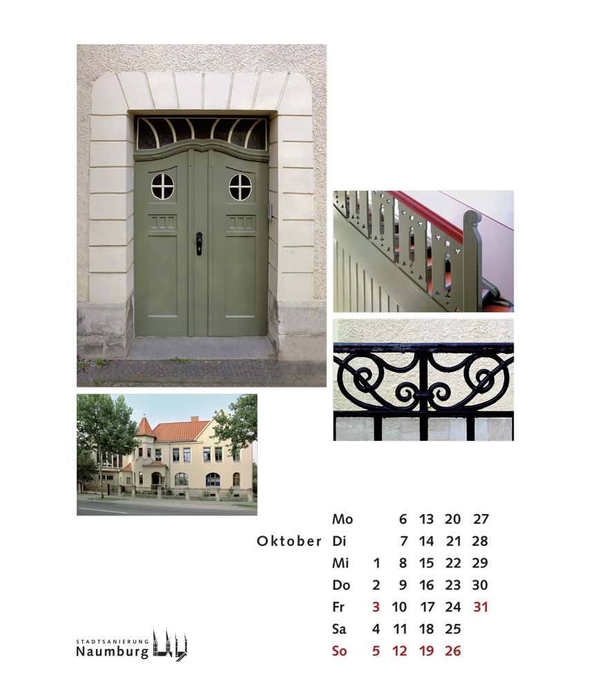 Sanierungskalender der Stadt Naumburg